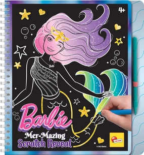 Mermazing scratch reveal. Barbie sketch