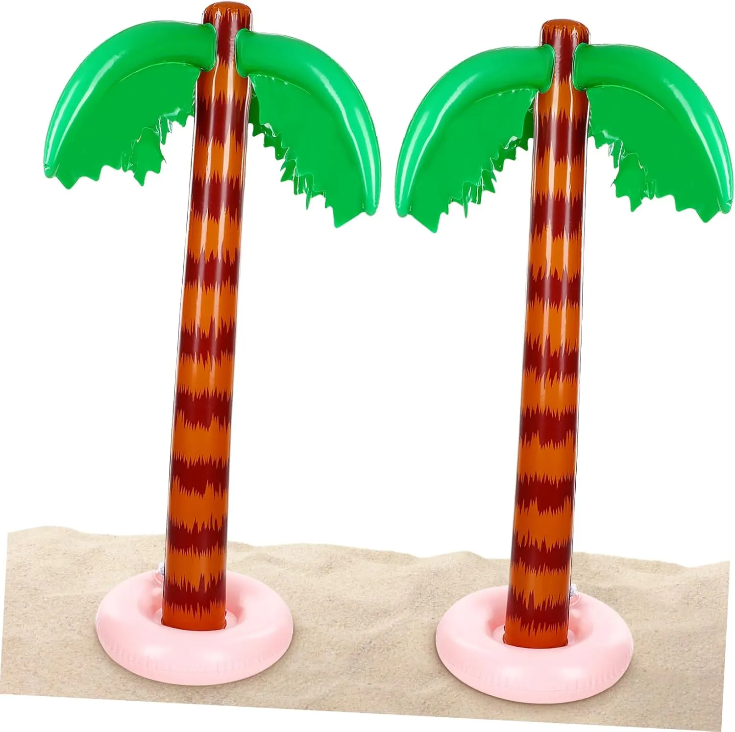 MERRYHAPY Inflatable Toys for Boys and Girls 2pcs Coconut Tree Durable PVC Easy to Inflate/Deflate Perfect for Beach Pool Parties