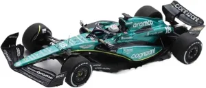 Metal Toy Vehicle Alloy 2 023 F1 Formula 1/43 Spark AMR23 Stroll Canada Rally Car Model Collectible Toy Scale Vehicles
