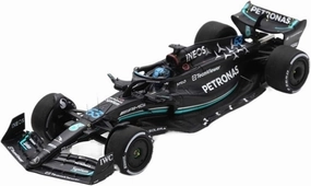 Metal Toy Vehicle Resin 2023 George Russell W14 1/43 Spark for Mercedes Racing Team Formula 1 Saudi Arabia Rally Model Scale Vehicles
