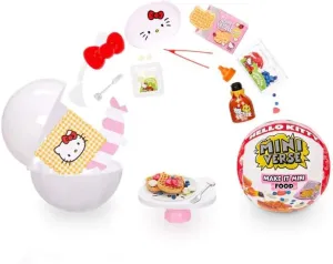 MGA Miniverse Make It Mini Hello Kitty Set for Kids, Adults - MGA Miniverse Hello Kitty Make It Mini Food Collectibles Plus Stickers, More | Sanrio Blind Box Toys