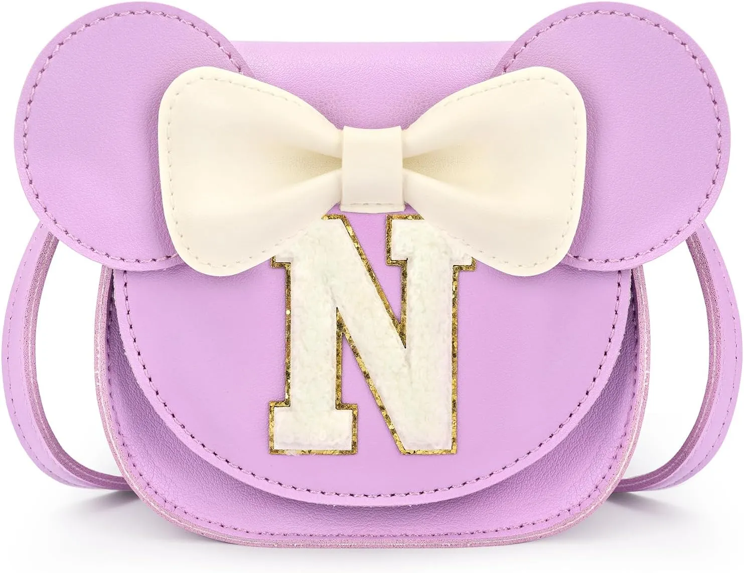 mibasies Toddler Purse Girl Gifts: Girls Birthday Gifts for 3 4 5 6 7 8 - Toys for Ages 2-4 Girls Mini Mouse Ears Purse Purple N