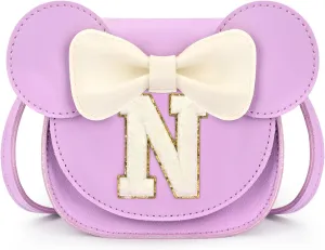 mibasies Toddler Purse Girl Gifts: Girls Birthday Gifts for 3 4 5 6 7 8 - Toys for Ages 2-4 Girls Mini Mouse Ears Purse Purple N