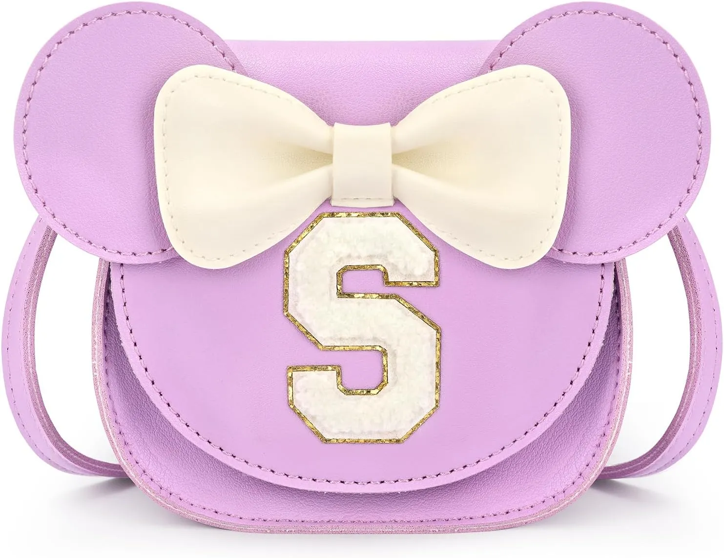 mibasies Toddler Purse Girl Gifts: Girls Birthday Gifts for 3 4 5 6 7 8 - Toys for Ages 2-4 Girls Mini Mouse Ears Purse Purple S