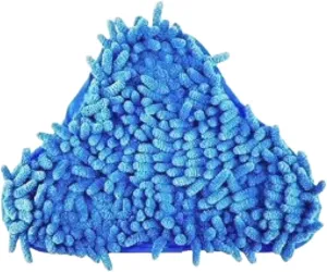 Microfibre Steam Mop Head Replacement Pad (Pack of 2) Blue, 24 x 18 cm, Compatible with Steamboy X5 H2O H20 S302 S001 SKG 1500W.
