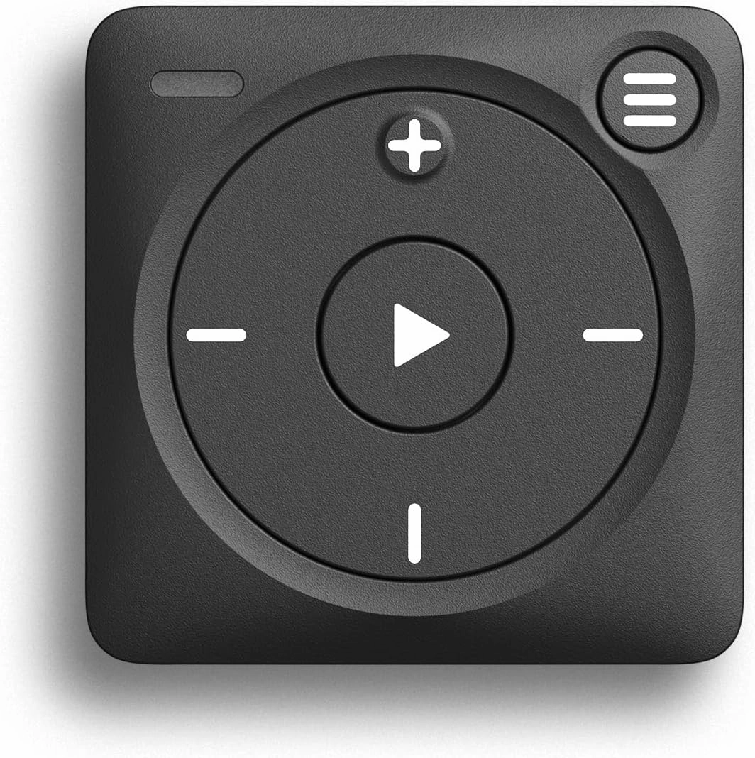 Mighty 3 Spotify & Amazon Music Player - Compatible with Bluetooth & Wired Headphones - 1,000  Song Storage - Screen Free Music Player - No Phone Needed - (Black)
