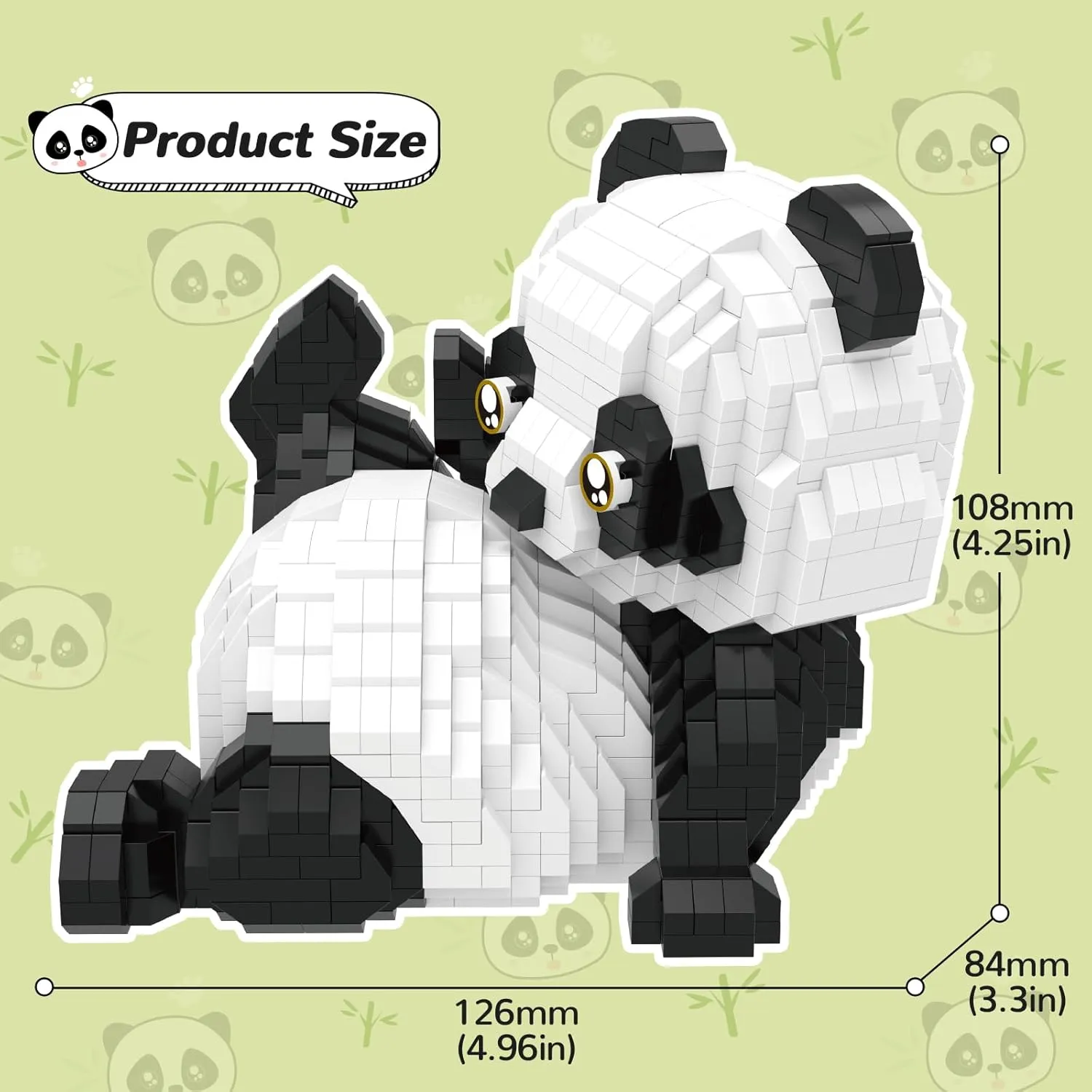 Mini Building Blocks Animals Sets for Goodie Bags, 1154 PCS Micro Mini Panda Building Toy Bricks for Adults, Party Favors for Kids 12  14 , Birthday Gift for Boys Girls, Carnival Prizes
