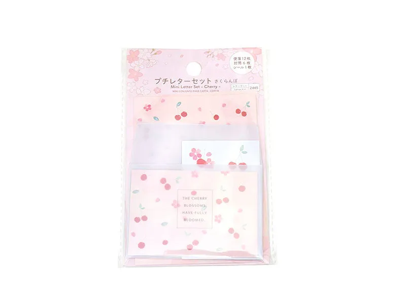 Mini Letter Set - Cherry -
