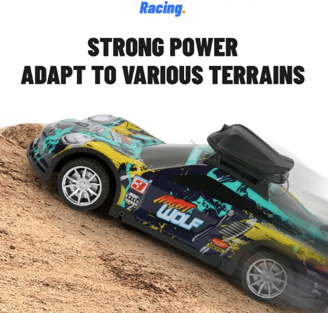 Mini RC Drift Car for Adults, 2.4GHz 4CH APP-Controlled RC Car with HD Camera & LED Light, Real-Time Recording RC Racing Toys Hobbyist Gift