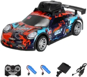 Mini RC Drift Car for Adults, 2.4GHz 4CH APP-Controlled RC Car with HD Camera & LED Light, Real-Time Recording RC Racing Toys Hobbyist Gift