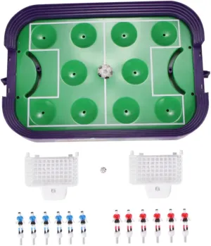 Mini Table Soccer Set Plastic Desktop Football Field Model Family Interactive Toys