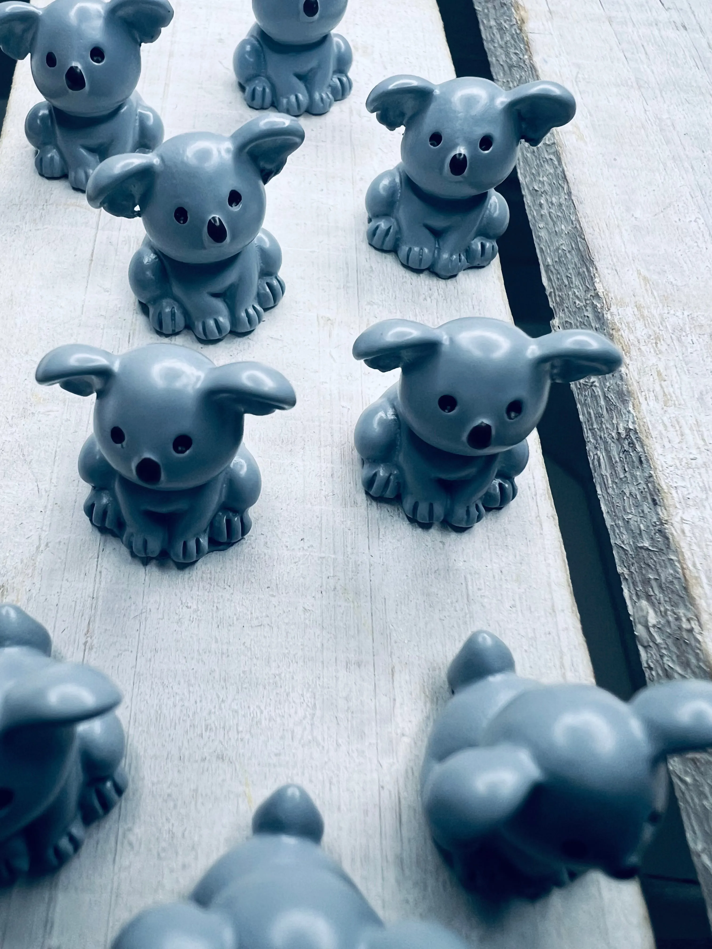 Miniature KOALA Bear Object Koala 3D  Trinket - Animal Figurine Mini Objects Speech Therapy Koala Figurine