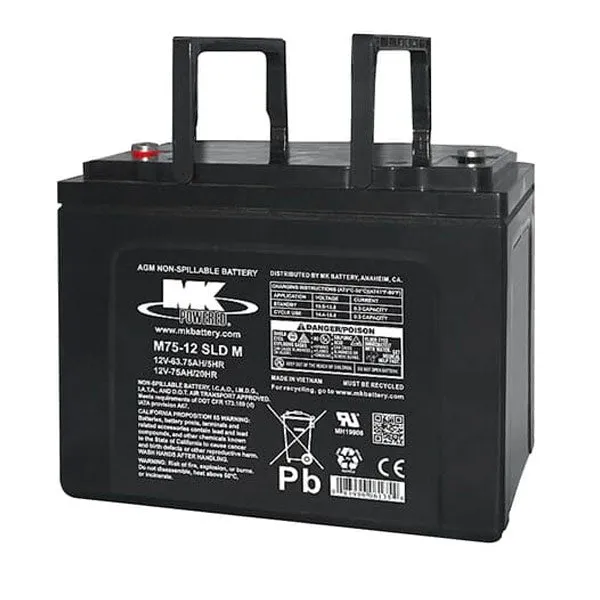 MK Battery M75 Sealed AGM Battery