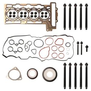 MLS Engine Head Gasket Set with Bolts Fit for Mini Cooper R56 Hatchback 2007-2008, Fit for Mini Cooper R55 R56 2009-2012, for 1.6L L4 DOHC Turbo N14B16C, N14B16A, OE# 9815416 ES72451