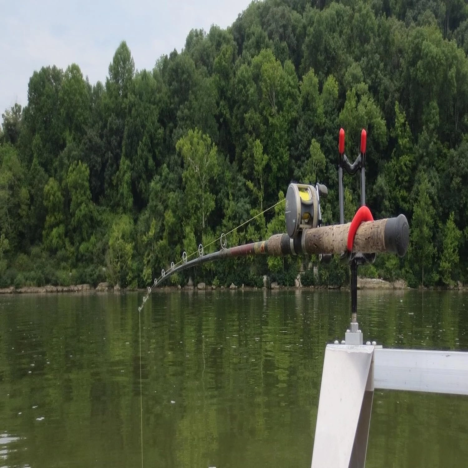 Monster Rod Holders Double Action 33/45 Degree | Fishing Rod Holders for Boats, Kayaks, Deck Mounts | Boat Rod Holders for Fishing | Heavy-Duty Stainless Steel with UV-Resistant Coating