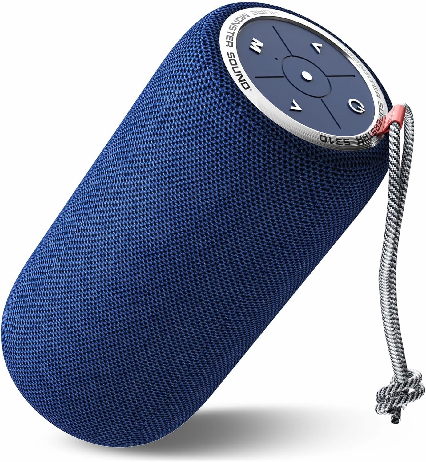 Monster S310 Upgraded Bluetooth Speaker, 30W Portable Bluetooth Speaker True Wireless Stereo Pairing Deliver Dynamic Sound, IPX6 Waterproof, Bluetooth 5.2 Built-in Mic, 24H Playtime, for Party, Blue
