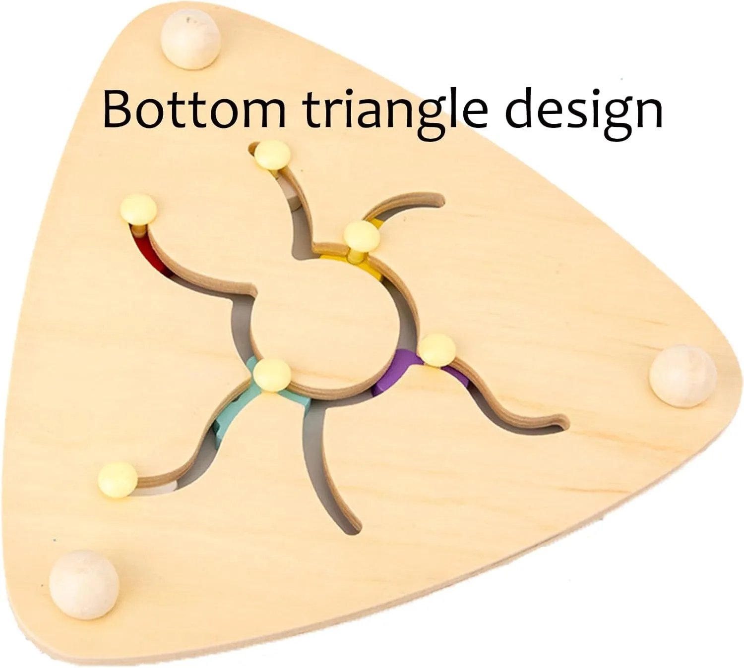Montessori Maze Board Games Educational Toy for 3 4 5 Years Old Kids Boys Girls (Fruit)