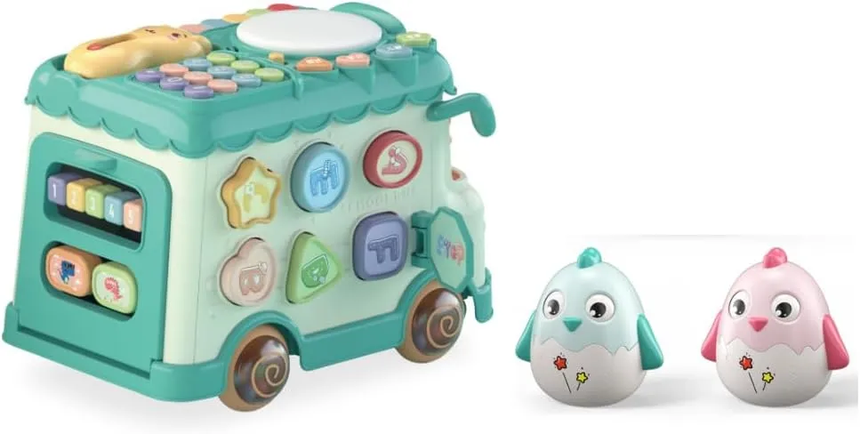 Montessori Toys Bus for Baby 18 Months