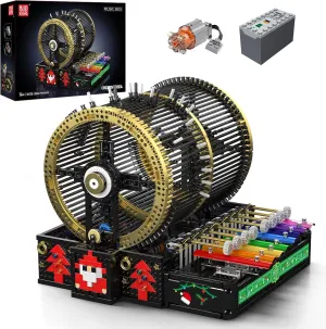 Mould King 10170 Mechanical Music Box Building Kit,2344  Pieces DIY Melody Customization Model – Creative Display Puzzle Christmas Decorations for Kids Adults