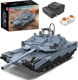 Mould King Abrams-X Tank, RC Control Tank Building Set for Adults, Collectible Military Vehicle Kits, Army Model to Build and Display, Toys for Boy Teen Gifts(1192 PCS)
