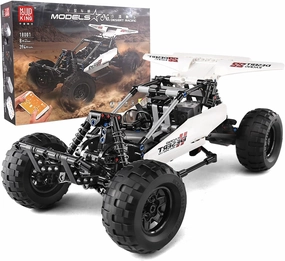 Mould King 18001 Desert Racing Building Kit, Remote Control Off-Road Buggy Racer Car Toy Building Blocks Set, for Kids Age 8  (394 Pieces)