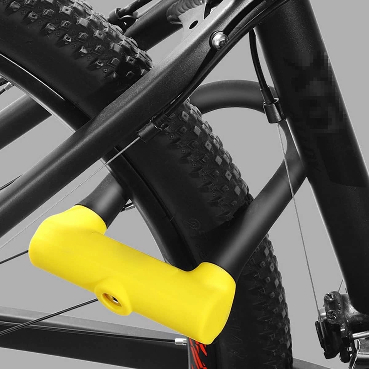 Mountain Bike Anti-Theft Lock,U-Shaped Lock Mountain Electric Bike Wear-Resistant Safety Locks Cycling Riding Accessories Anti-Theft Lock