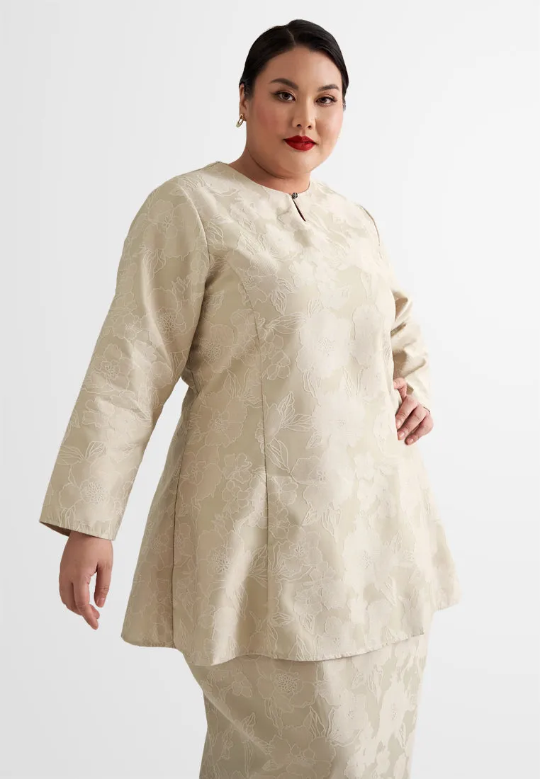 Muna Elegant Organza Mini Kurung Pahang
