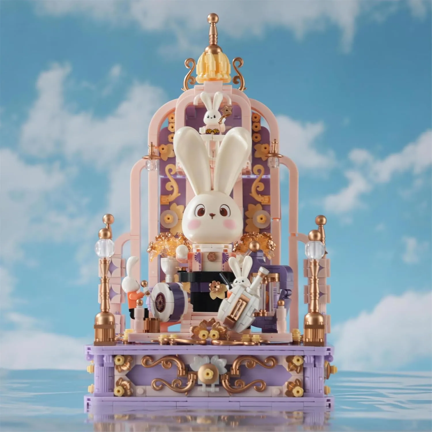 Music Hall Building Set 1547pcs with Gift Box，Architecture Building Set Toy, Gift for Adults and Kids (Music Hall)