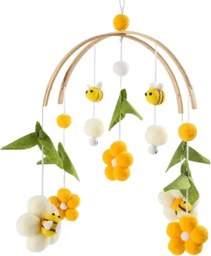 Musical Crib Mobile Bed Toy Rattle Crib Hanging Toy Hanging Rattles Toy for, 39x23.3cm