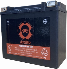 MX20L - MOTORCYCLE BATTERY - 500  CCA