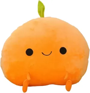 MYtodo Creative Fruit Oranges Mango Peach Pillow Cushion Chair Pad Plush Toy Birthday Gift (Orange)