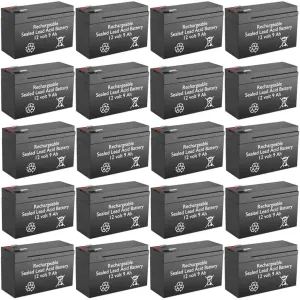 Nfinity 4kVA Replacement 12V 9Ah SLA Batteries Brand Equivalent (Rechargeable, High Rate) - Qty of 20