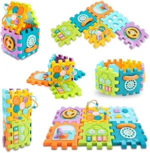 nicknack Baby Musical Toy for 3 Year Old Play Cube Toy Early Educational Toy for Toddler Activity Cube 6 in 1 Busy Learning Activity Cube Musical Developmental Baby Toys