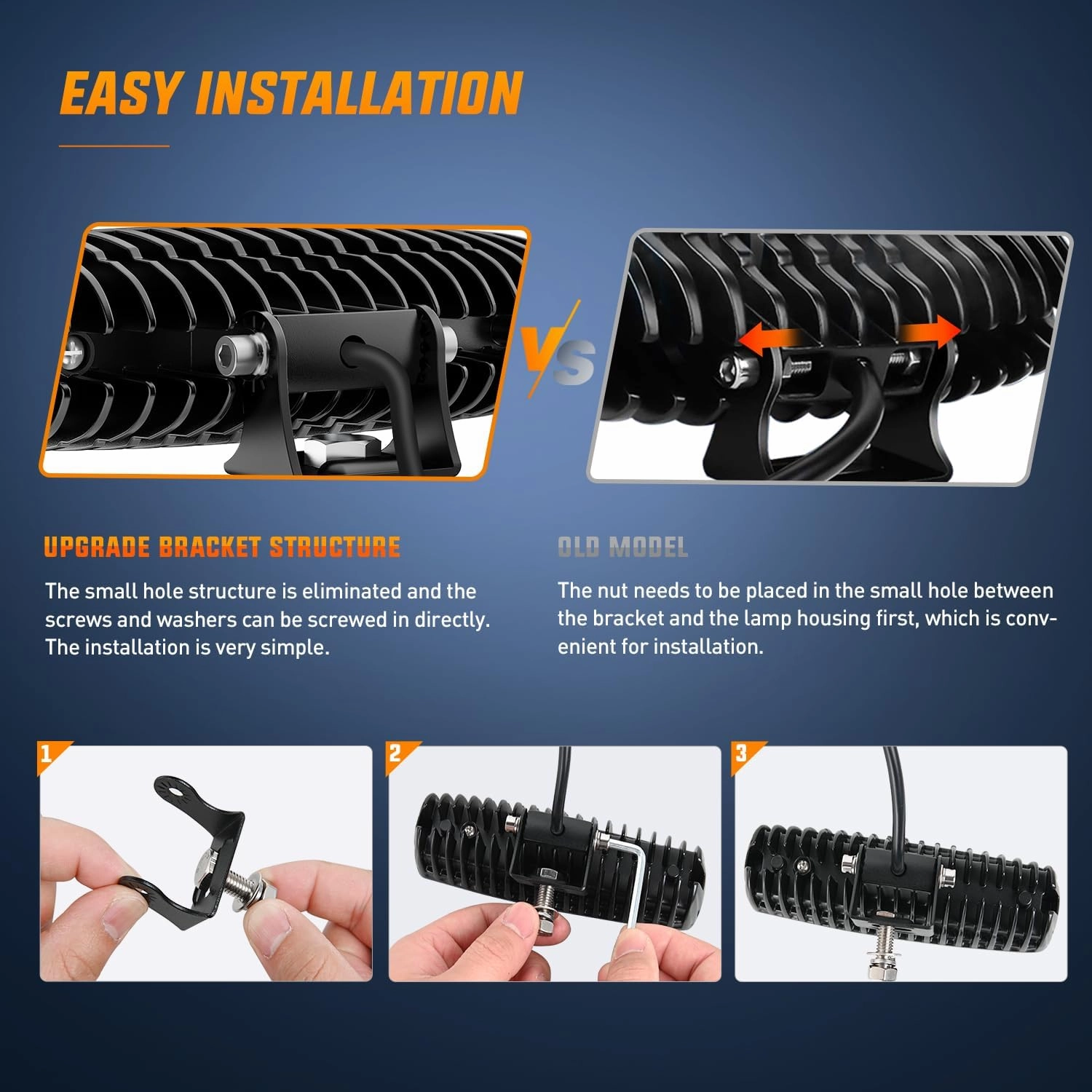 Nilight LED Pods 2PCS 6 Inch 60W Flood Spot Beam Combo Light Bar Driving Fog Off Road Lighting 12V 24V for Trucks UTV ATV Marine Boat Golf Cart Trailer