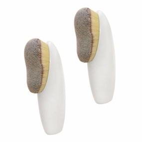 NOLITOY Bulk Makeup Brushes Set 2pcs Foundation Brush for Loose Powder Stippling Makeup Tools for Face
