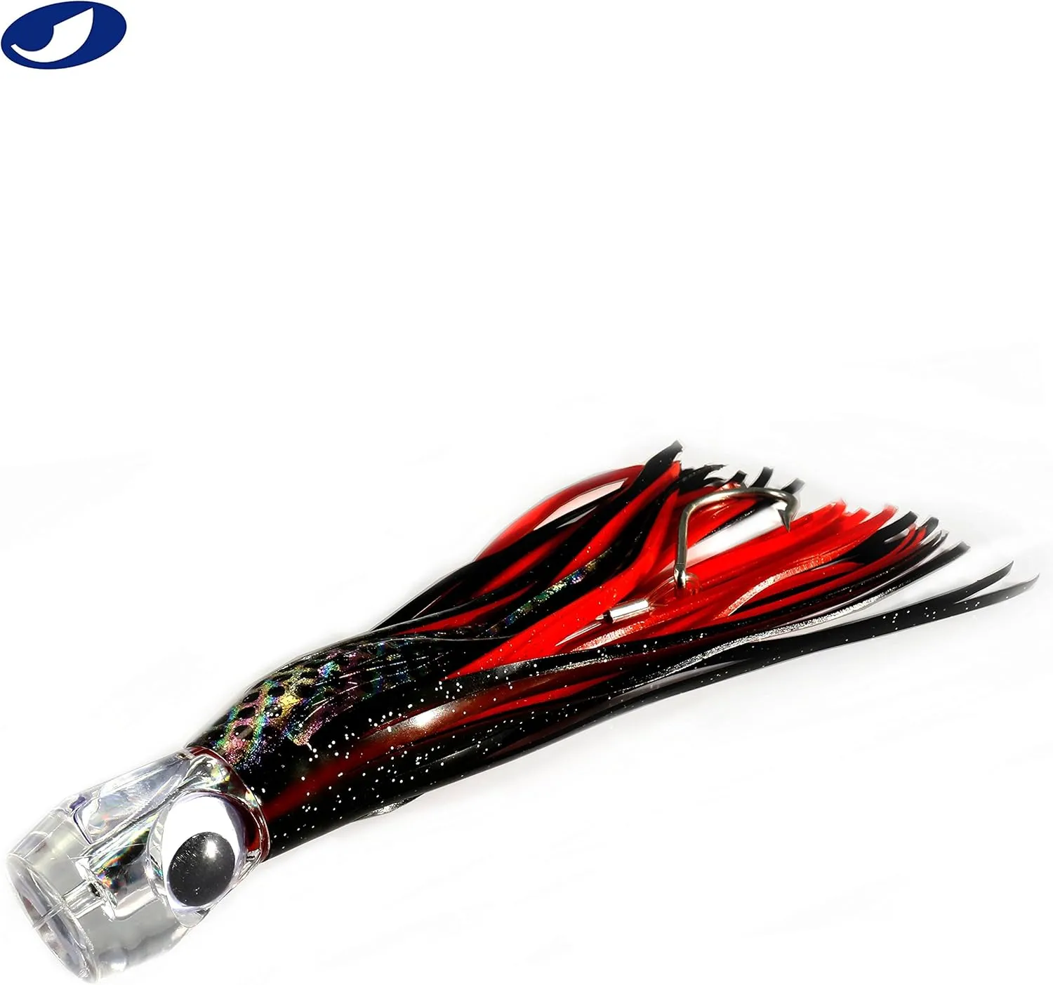OCEAN CAT Saltwater Trolling Lures Set, Offshore Fishing Lure Rigged Circle Hook & 6 in/9 in Hoochie Octopus/Squid Skirts for Catching Mahi, Tuna, Wahoo and Big Game Fishes