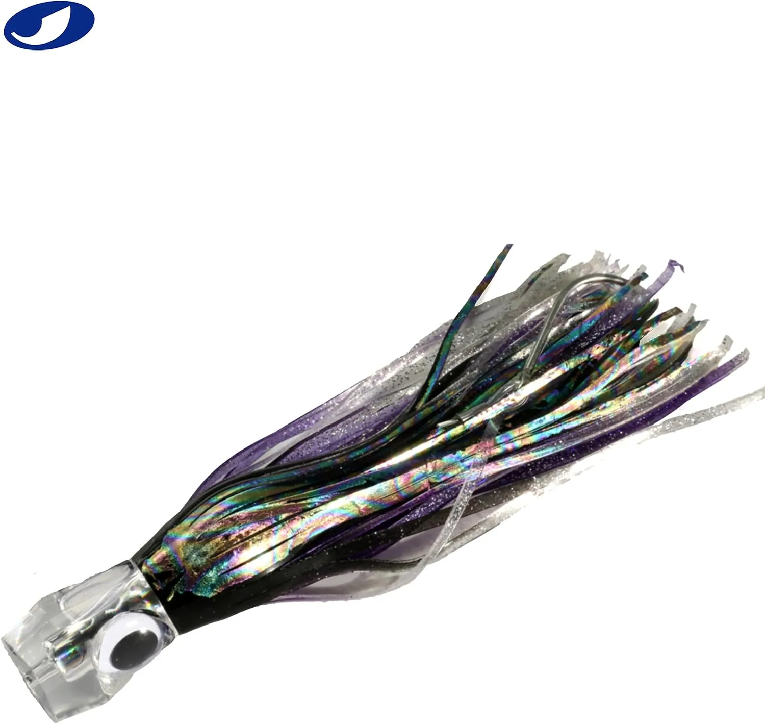 OCEAN CAT Saltwater Trolling Lures Set, Offshore Fishing Lure Rigged Circle Hook & 6 in/9 in Hoochie Octopus/Squid Skirts for Catching Mahi, Tuna, Wahoo and Big Game Fishes