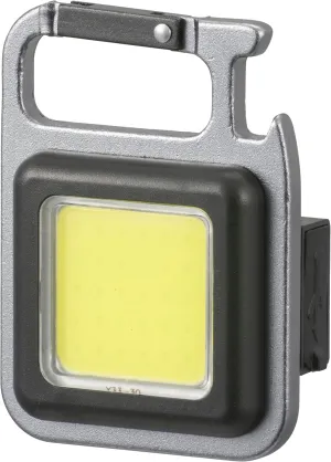 Ohm Electric Flashlight, Compact COB Light, Rechargeable, 550 Lumens, Bottle Opener, Magnet, Carabiner, LED Light, Handy Light, LH-CT55A5 08-1522 OHM