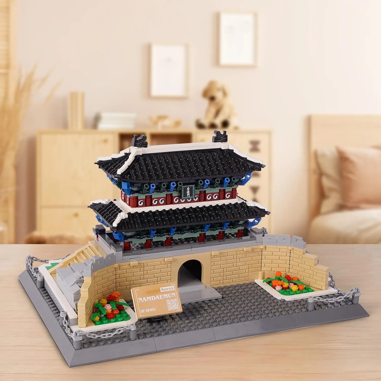 Oichy Namdaemun Model Building Kits, World Famous Architecture Building Blocks Set, Collection Namdaemun Toys Gifts Set for Adults and Kids(900 PCS)