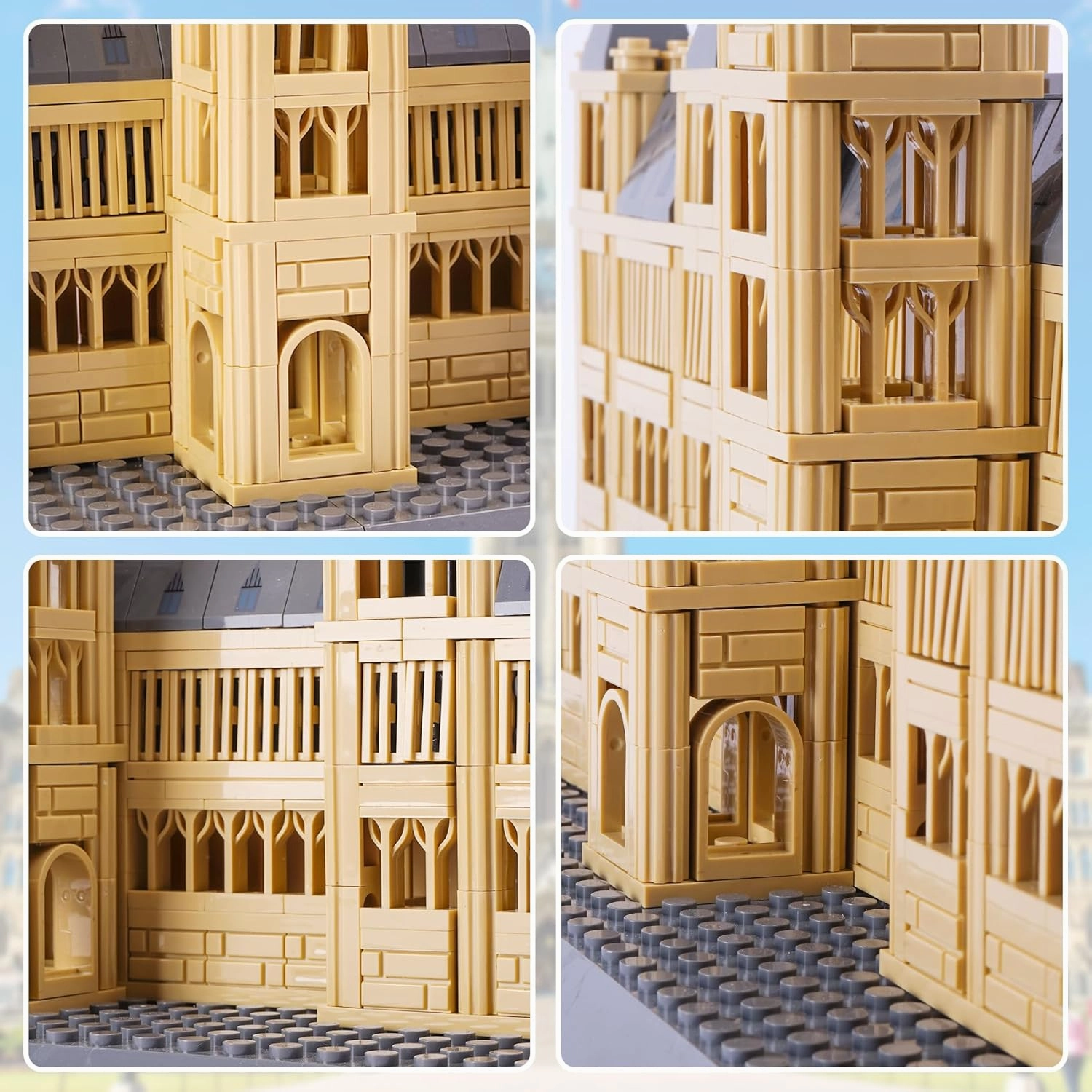 Oichy Parliament Hill Model Building Kits, World Famous Architectural Building Blocks Set, Ottawa Parliament Toy Set for Adults and Kids(608 PCS)