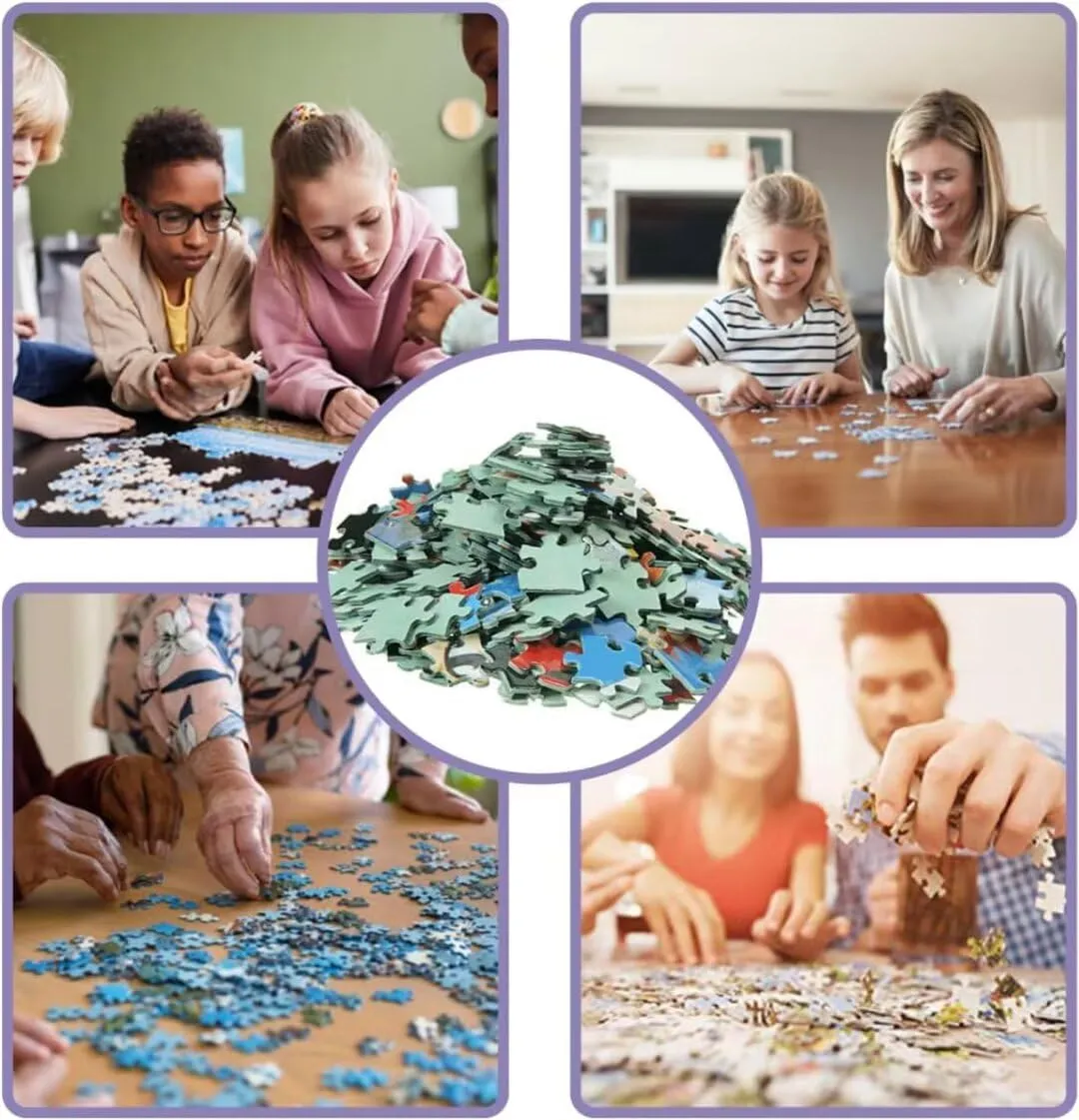 Oil Painting Art Sea Fishing Challenging 1000 Piece Jigsaw Puzzle Jigsaw Puzzles for Adults Children The Young Jigsaw Puzzles for Adult Puzzle Game 1000 Piece Toys Gift