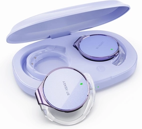 On Ear Headphones Bluetooth 5.4, Noise Cancelling Open Ear Headphones Wireless, Water-Drop Shaped Clip On Sport Headset Bluetooth with 4 Microphone, Comfort Fit Earphones with Long Battery Life