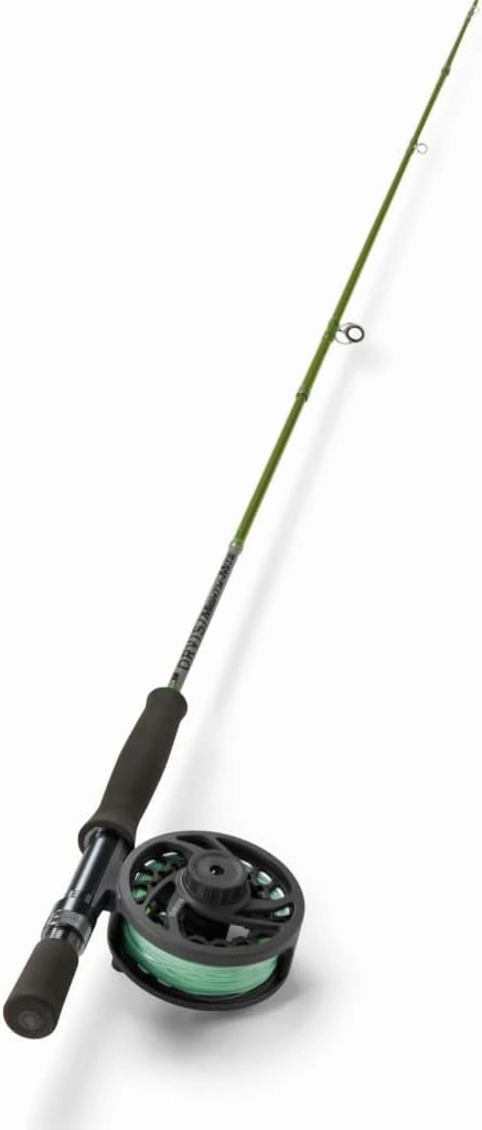 Orvis Mighty-Mite Fly Rod Outfit - Premium Lightweight Fishing Rod for Precision Casting and Versatile Angling Adventure, Army Green - Outfit