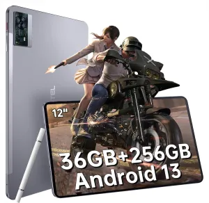 OUKITEL OT5 12 Inch Android 13 Tablet - 11000mAh 2K MTK Helio G99 Octa-Core 2.2GHz Gaming Tablets, 36GB RAM 256GB ROM 2TB Expand Tablet for Adults, 16MP 8MP Camera, Quad Speakers, BT 5.2/GPS/OTG