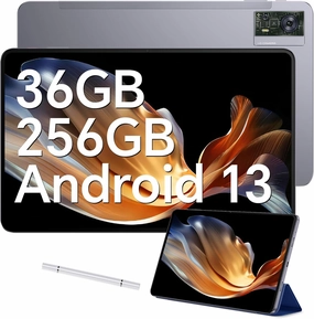 OUKITEL OT5 Tablet 12 inch 2K Display 2.2GHz Gaming Tablet with Pen, 36GB RAM 256GB/2TB ROM 11000mAh Battery Android 13 Helio G99 4G LTE/5G WiFi, Four Speakers, 16MP 2MP 8MP, GPS,Face ID,OTG,Dual SIM