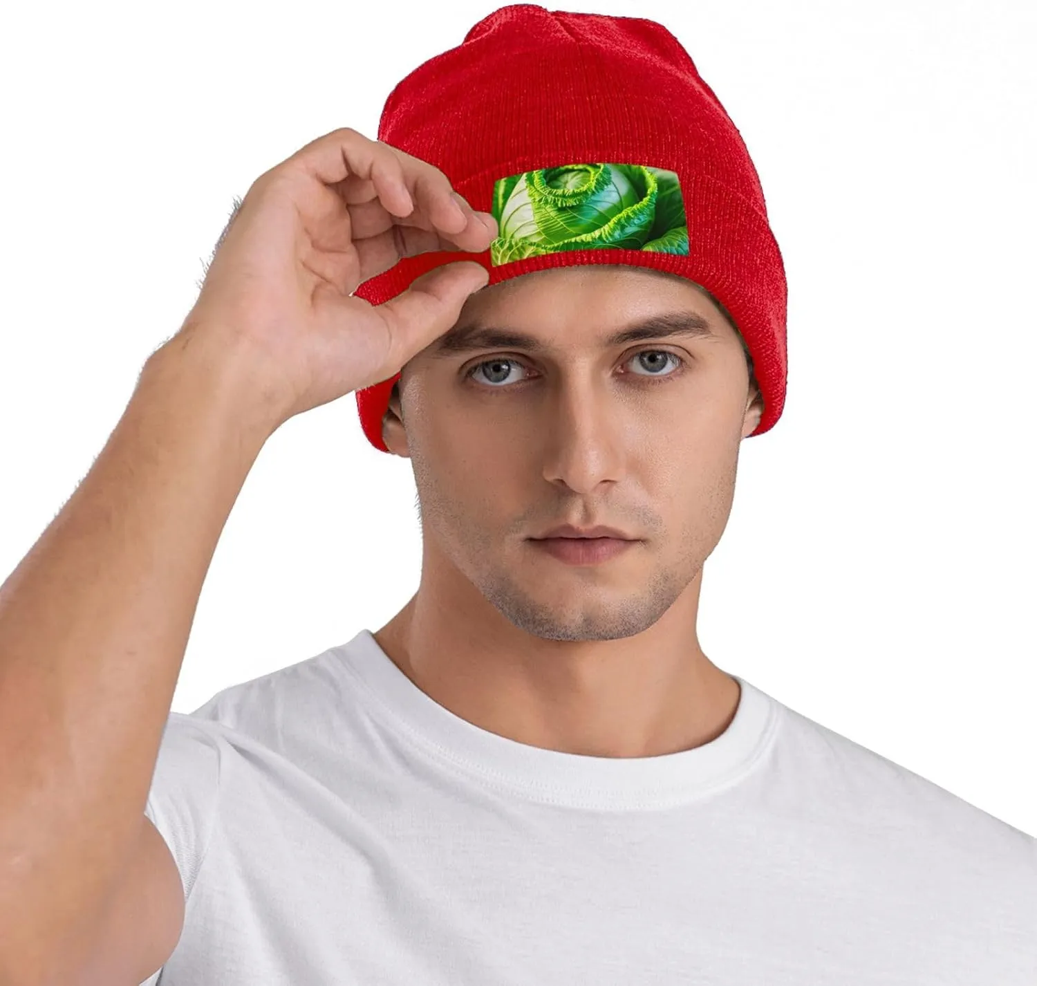 Our Bright Cabbage Print Knitted Hats are Not Only Warm But Also Fashionable (6 Colors)