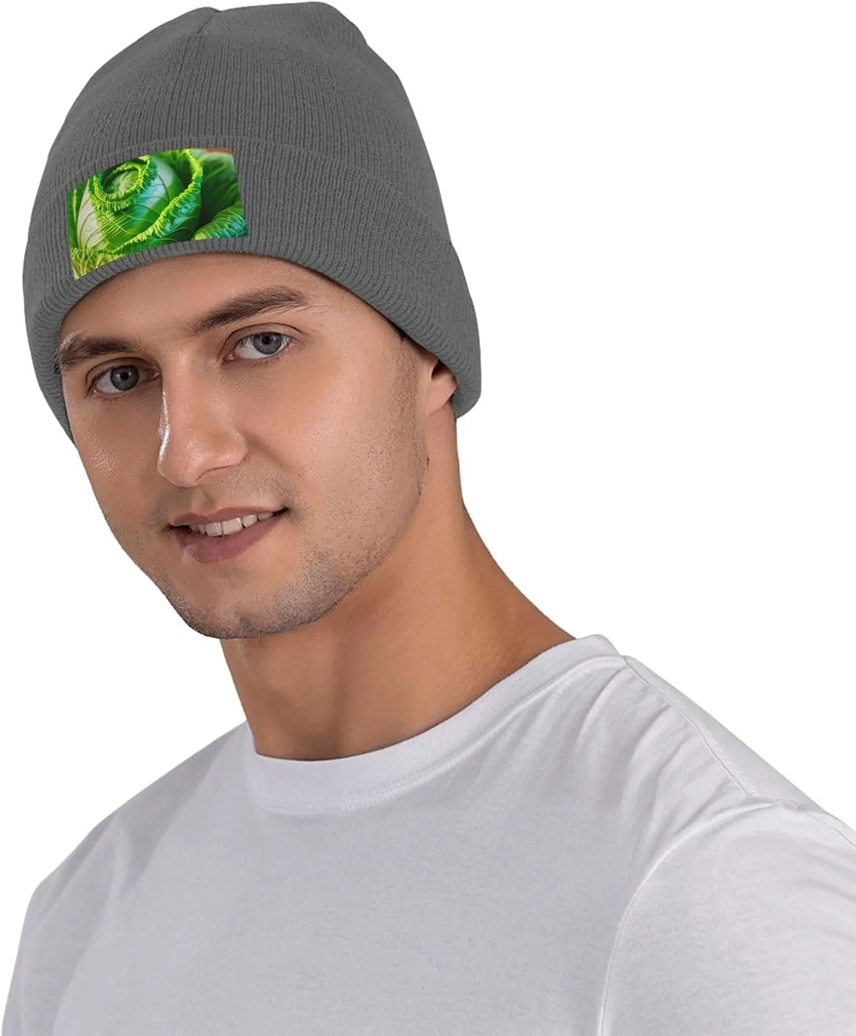Our Bright Cabbage Print Knitted Hats are Not Only Warm But Also Fashionable (6 Colors)