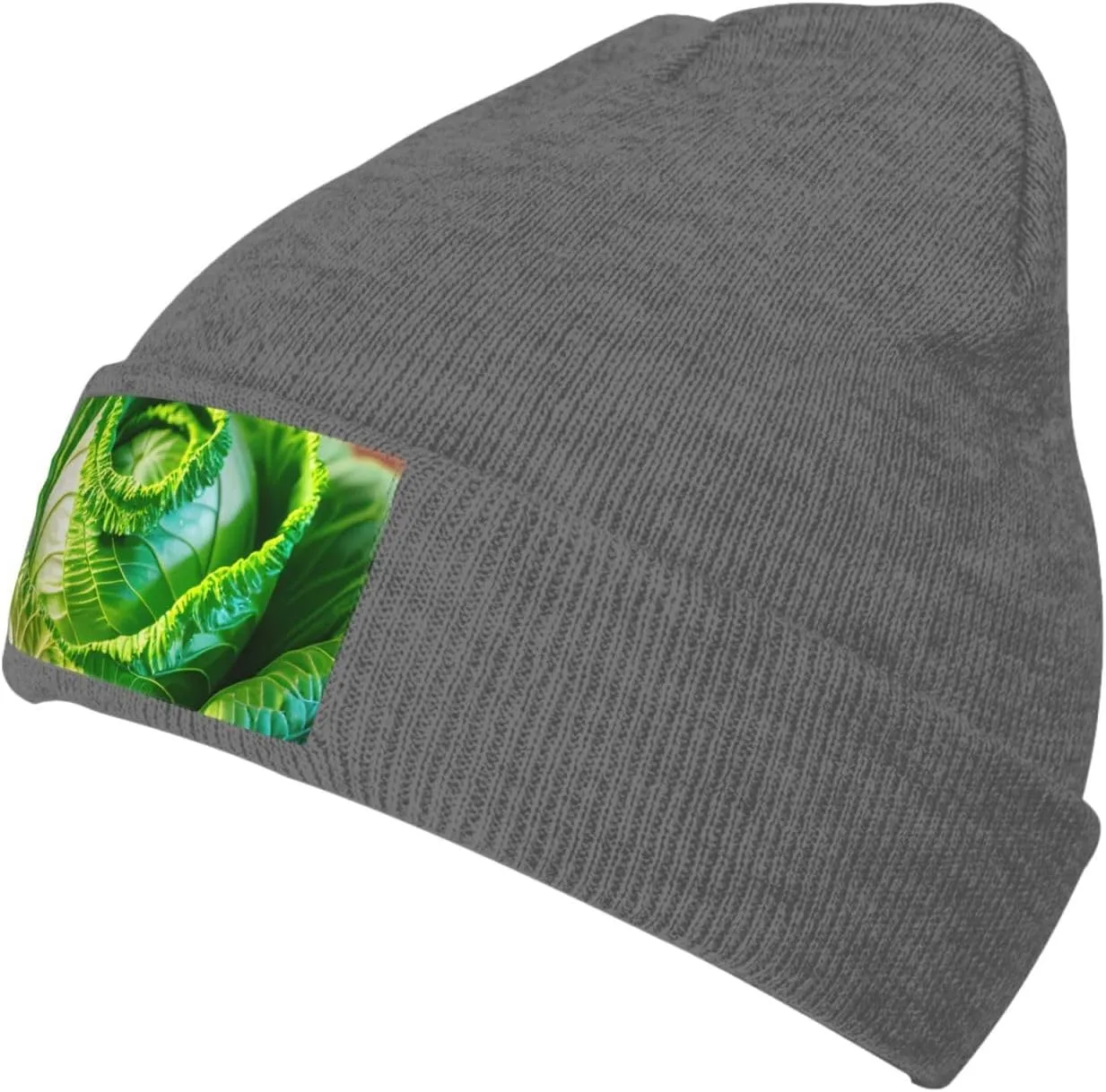 Our Bright Cabbage Print Knitted Hats are Not Only Warm But Also Fashionable (6 Colors)