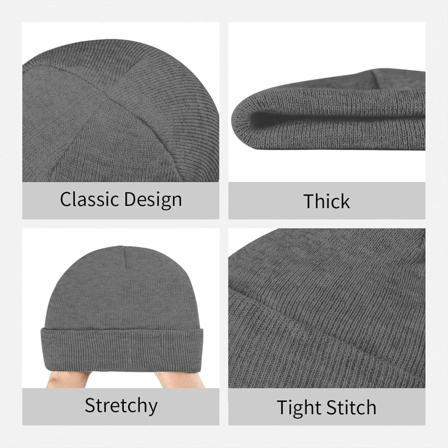 Our Bright Cabbage Print Knitted Hats are Not Only Warm But Also Fashionable (6 Colors)