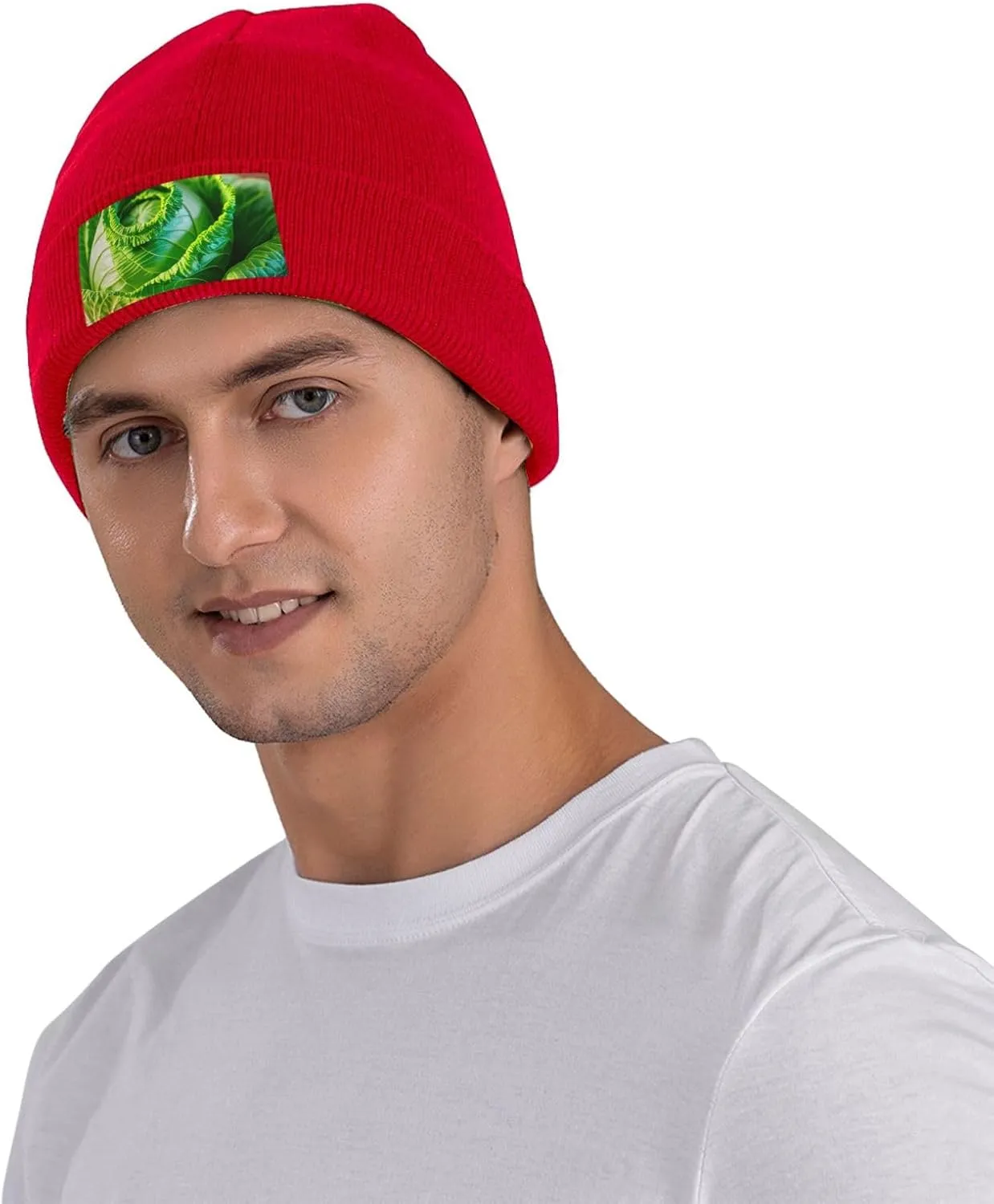 Our Bright Cabbage Print Knitted Hats are Not Only Warm But Also Fashionable (6 Colors)